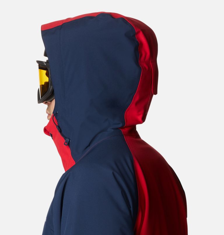 Men's Centerport II Jacket, Color: Mountain Red, Collegiate Navy, image 7