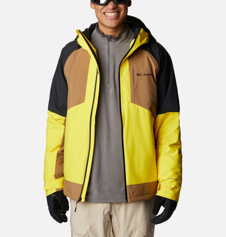 Thumbnail: Men's Centerport II Ski Jacket, Color: Laser Lemon, Delta, Black, image 13