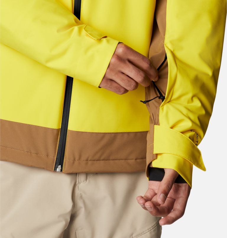 Thumbnail: Men's Centerport II Ski Jacket, Color: Laser Lemon, Delta, Black, image 9