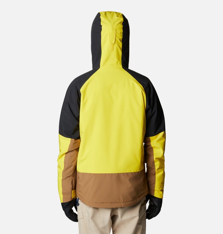 Men's Centerport II Ski Jacket, Color: Laser Lemon, Delta, Black, image 2