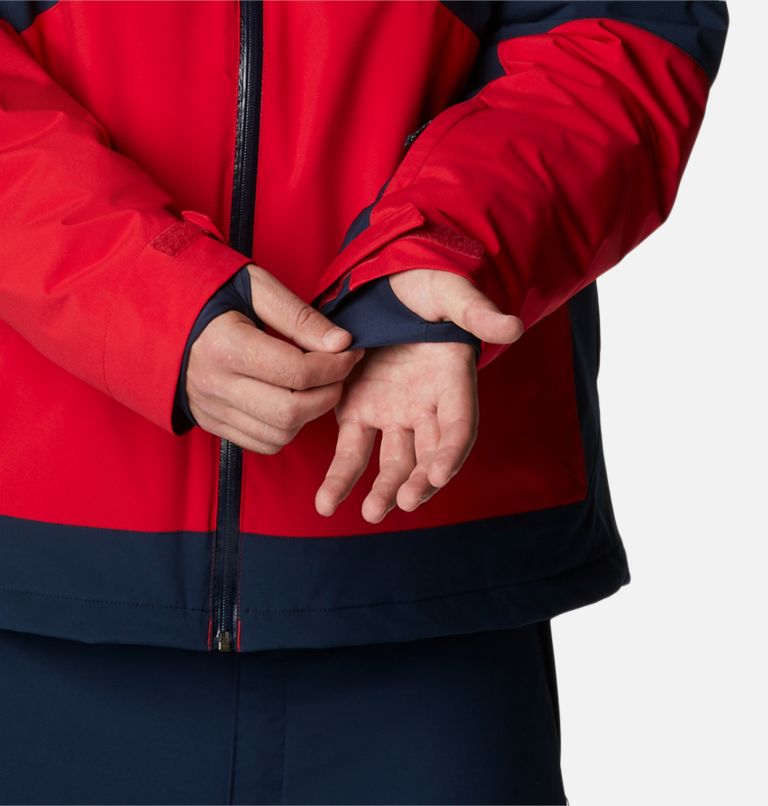 Thumbnail: Men's Centerport II Jacket - Big , Color: Mountain Red, Collegiate Navy, image 8