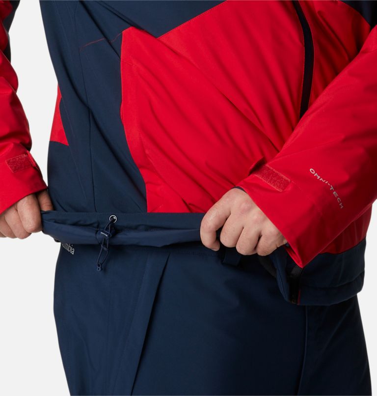 Men's Centerport II Jacket - Big , Color: Mountain Red, Collegiate Navy, image 9