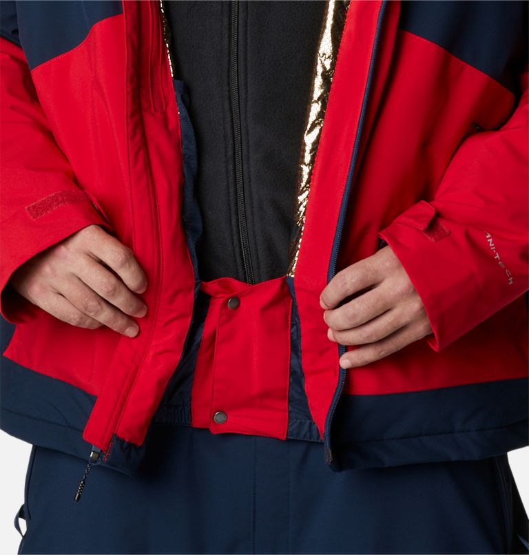 Men's Centerport II Jacket - Big , Color: Mountain Red, Collegiate Navy, image 10