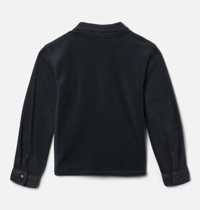 Boys' Steens Mtn Fleece Over Shirt, Color: Black, image 2