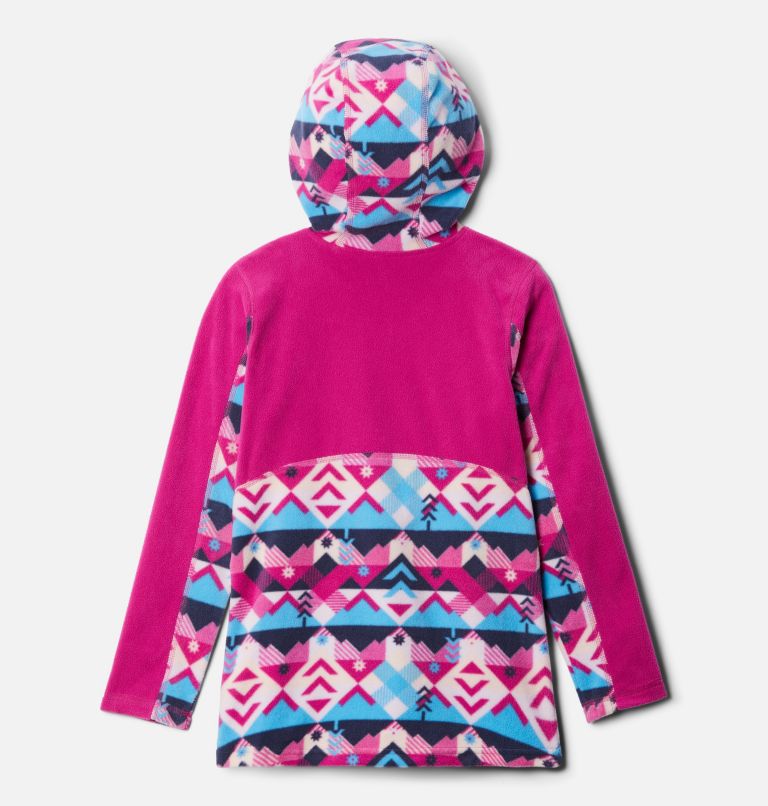 Chandail Glacial Fille, Color: Nocturnal Checkpoint, Wild Fuchsia, image 2