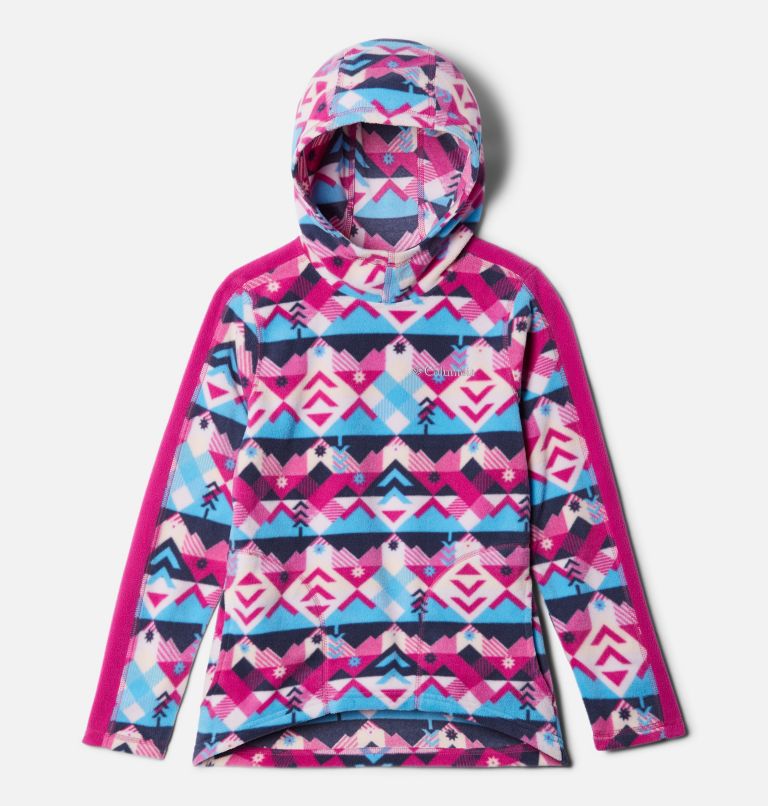Chandail Glacial Fille, Color: Nocturnal Checkpoint, Wild Fuchsia, image 1