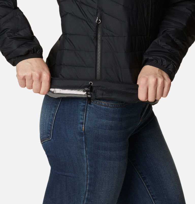 Thumbnail: Women's Powder Lite II Full Zip Jacket, Color: Black, image 6