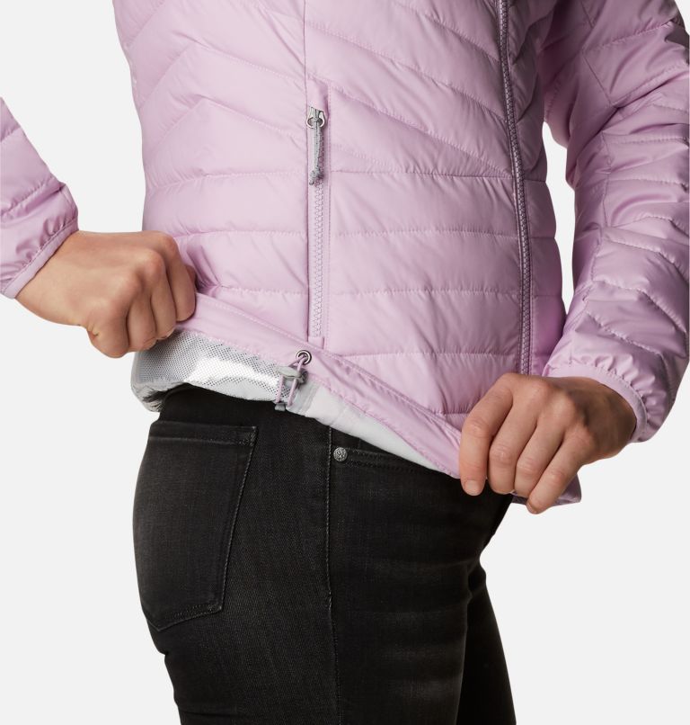 Thumbnail: Women's Powder Lite II Full Zip Jacket, Color: Aura, image 7