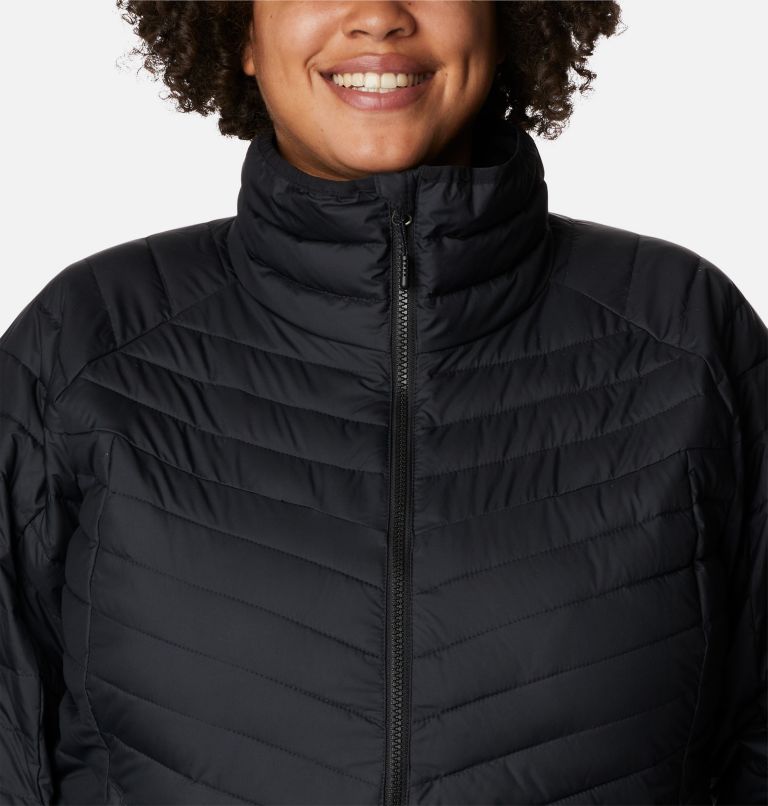 Women's Powder Lite II Full Zip Insulated Jacket - Plus Size, Color: Black, image 4