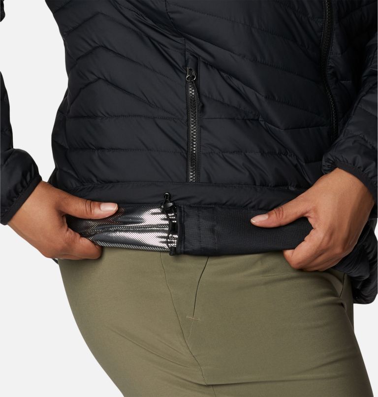 Women's Powder Lite II Full Zip Insulated Jacket - Plus Size, Color: Black, image 7
