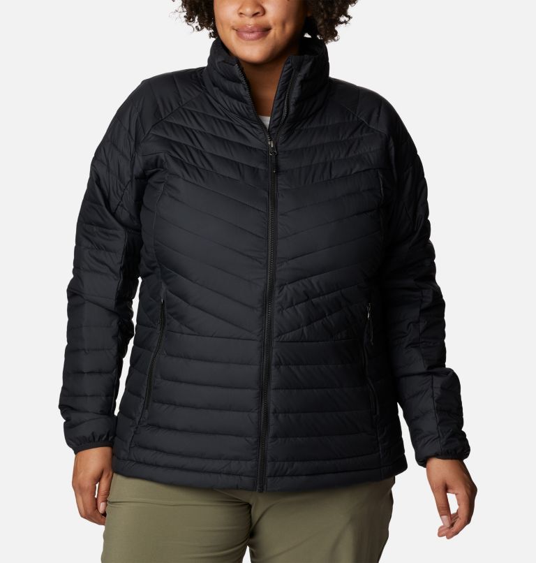 Women's Powder Lite II Full Zip Insulated Jacket - Plus Size, Color: Black, image 1