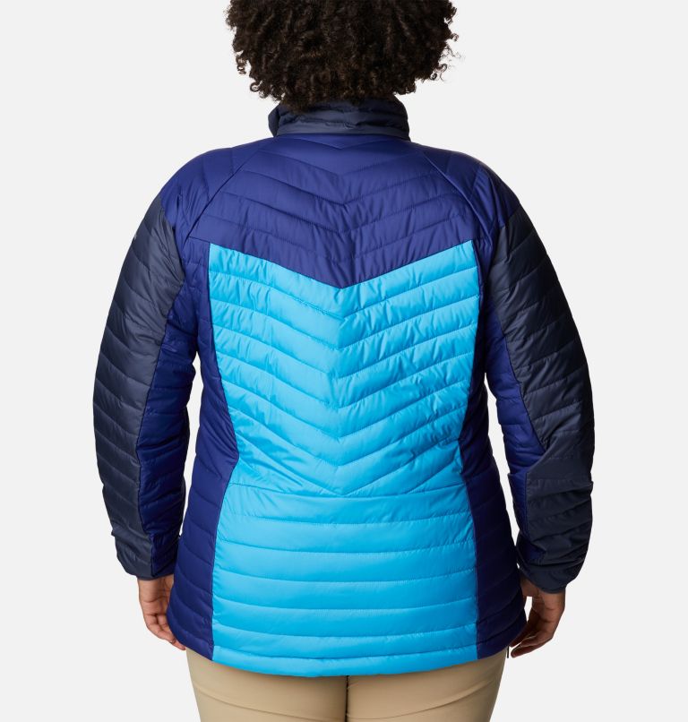 Women's Powder Lite II Full Zip Insulated Jacket - Plus Size, Color: Blue Chill, Nocturnal, Dark Sapphire, image 2