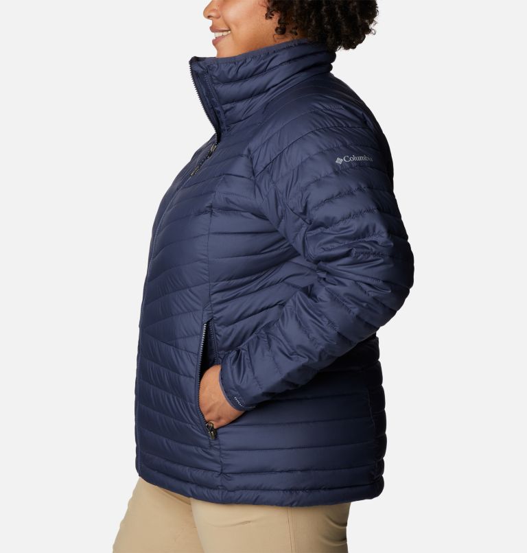 Thumbnail: Women's Powder Lite II Full Zip Insulated Jacket - Plus Size, Color: Nocturnal, image 3