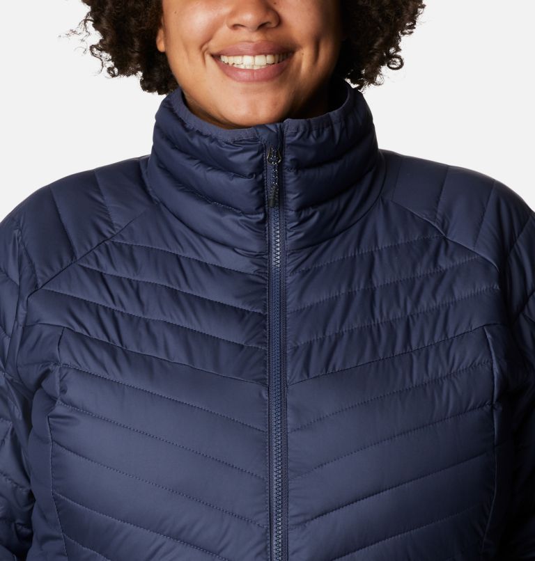 Women's Powder Lite II Full Zip Insulated Jacket - Plus Size, Color: Nocturnal, image 4