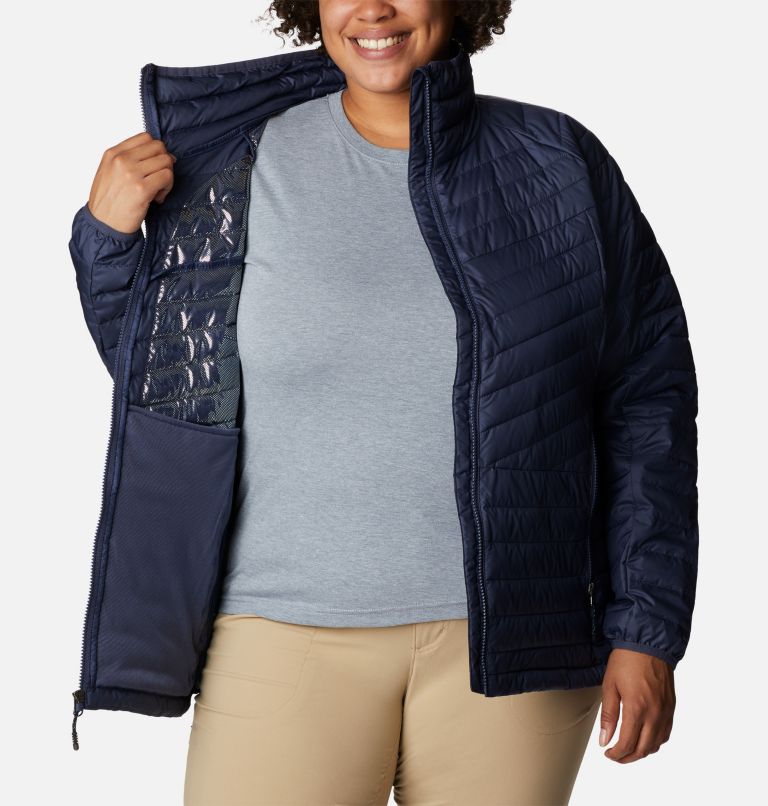 Women's Powder Lite II Full Zip Insulated Jacket - Plus Size, Color: Nocturnal, image 5