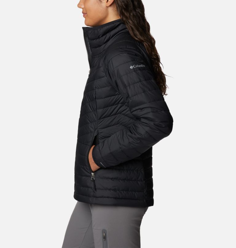 Powder Lite II Full Zip Jacket | 010 | XS, Color: Black, image 3