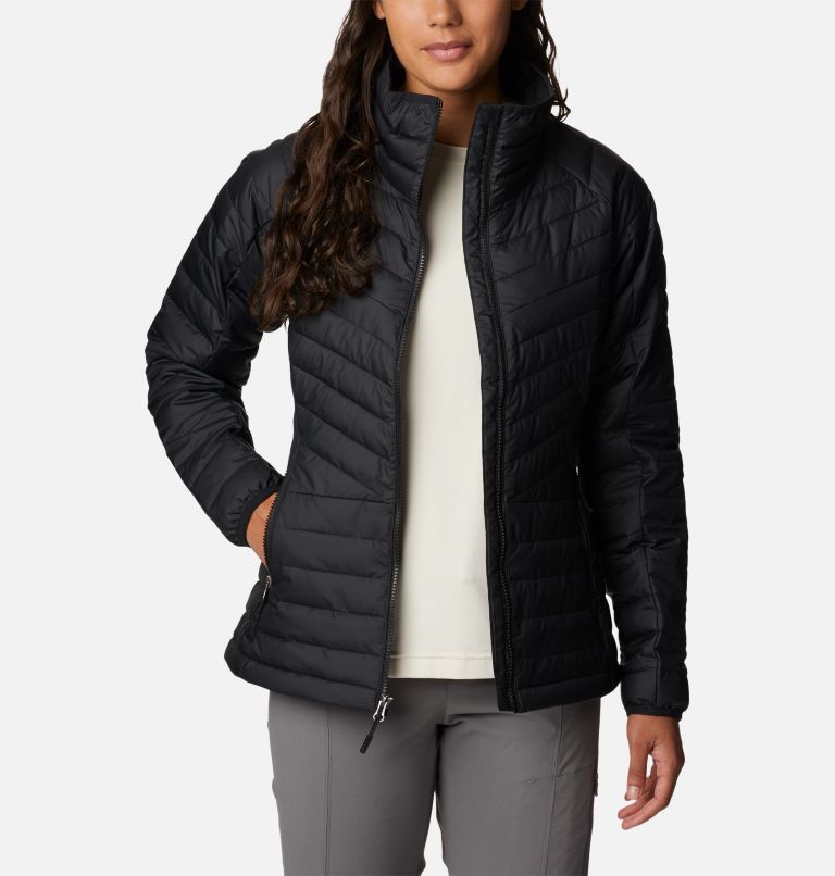 Powder Lite II Full Zip Jacket | 010 | XS, Color: Black, image 8