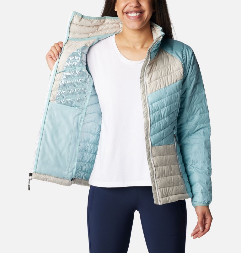 Columbia Women's Powder Lite Jacket, Aqua Haze, X-Small at