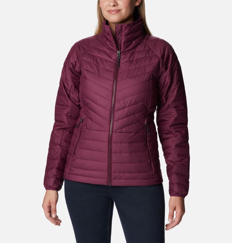 Columbia Sportswear Jacket Womens Small Purple Full Zip Titanium Outdoors  Hikers