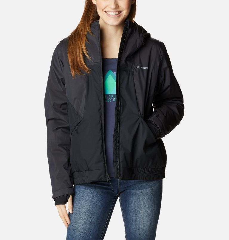 Thumbnail: Women's Oso Mountain Insulated Jacket, Color: Black Sheen, image 8