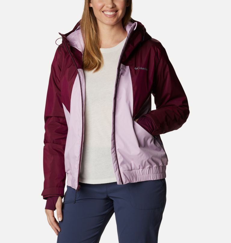 Women's Oso Mountain Insulated Jacket, Color: Aura, Marionberry, image 8