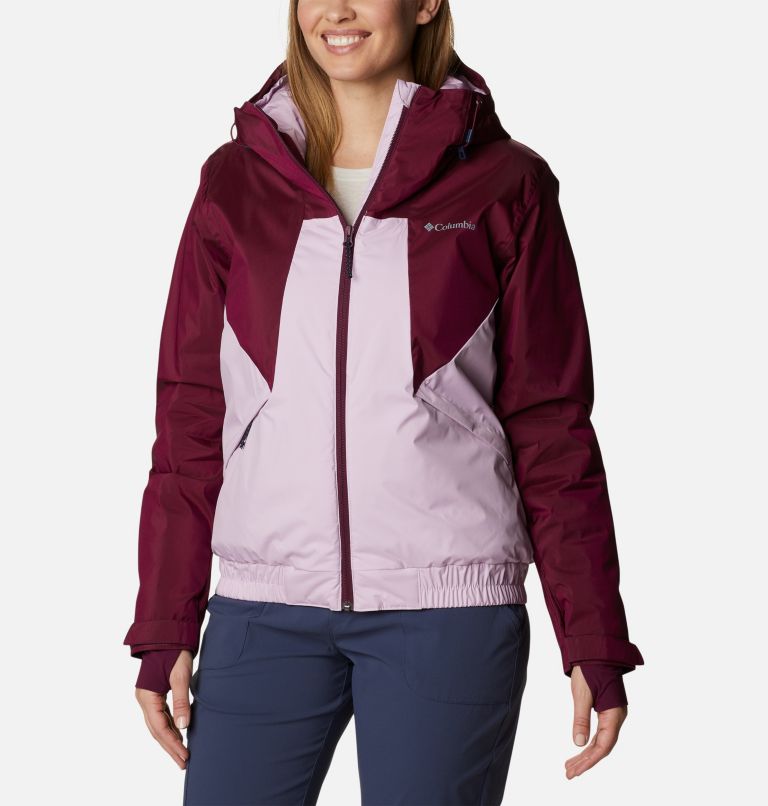 Women's Oso Mountain Insulated Jacket, Color: Aura, Marionberry, image 1