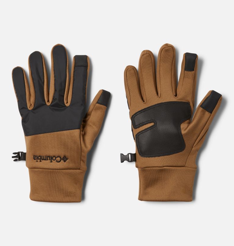 Men's Cloudcap Fleece Gloves, Color: Delta, Black, image 1