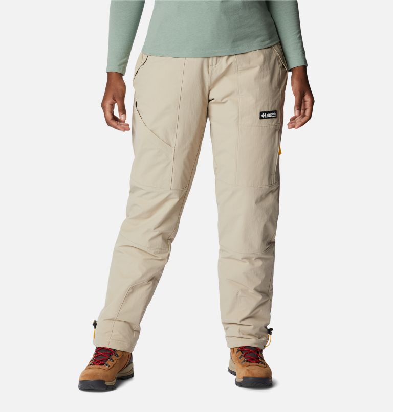 Columbia BALLISTIC RIDGE INSULATED PANT - Cargo trousers - ancient  fossil/beige 