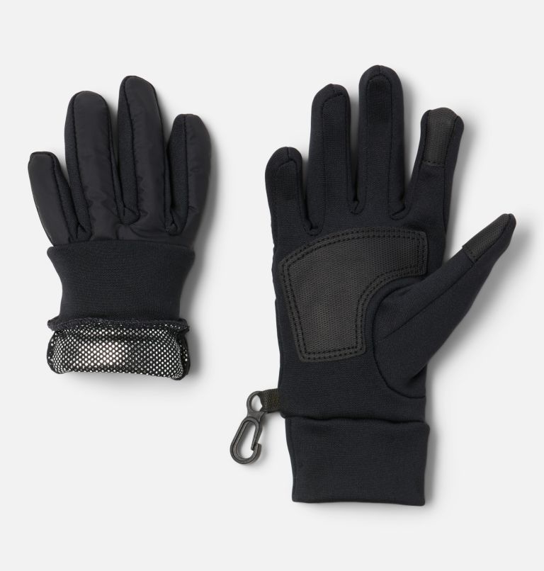 Youth Cloudcap Omni-Heat Fleece Glove, Color: Black, image 2