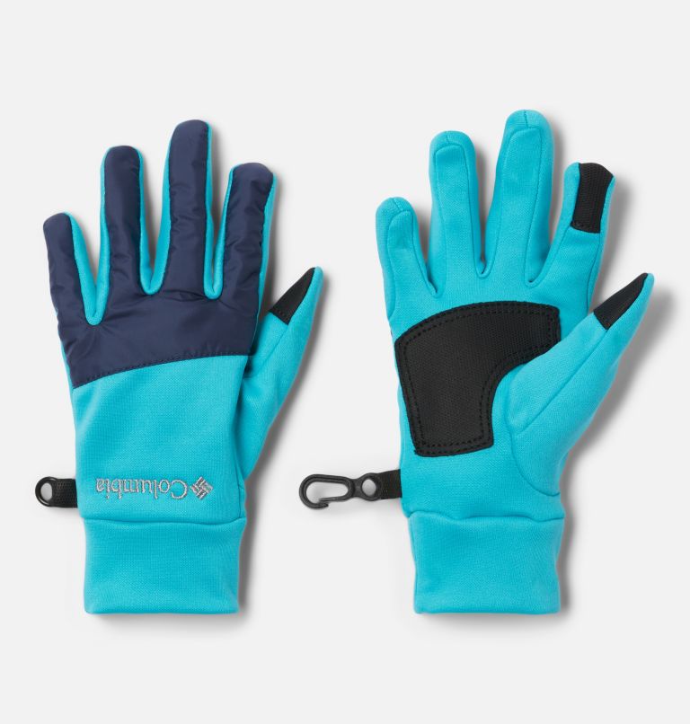 Kids' Cloudcap Fleece Gloves, Color: Geyser, Nocturnal, image 1