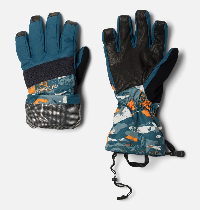 Men's Whirlibird II Ski Gloves, Color: Night Wave Geoglacial, Night Wave, image 2