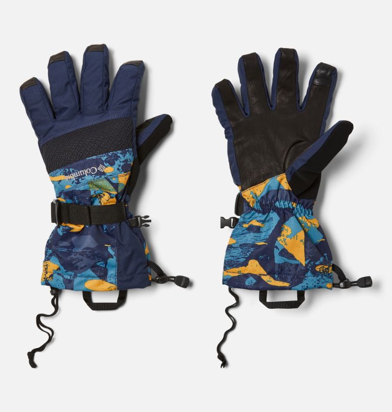 Thumbnail: Men's Whirlibird II Ski Gloves, Color: Shasta Geoglacial, Coll Navy, image 1