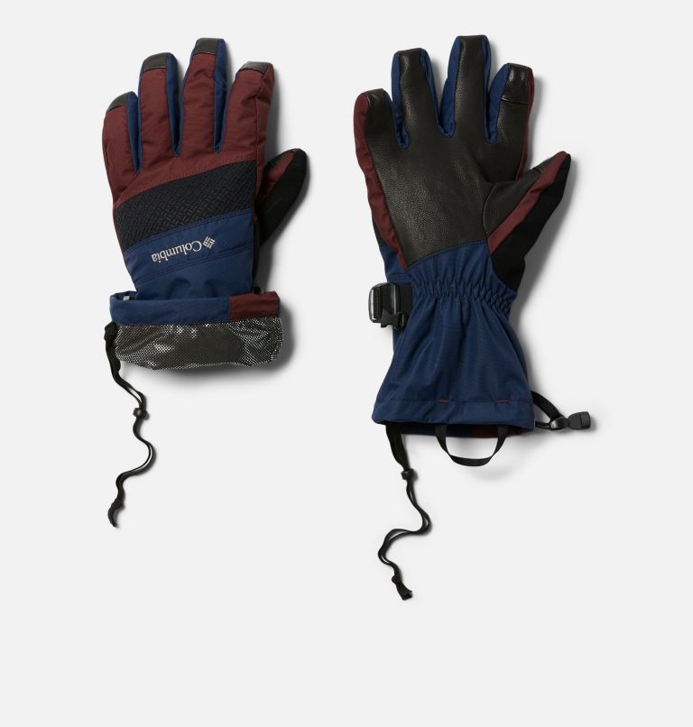 Thumbnail: Men's Whirlibird II Ski Gloves, Color: Collegiate Navy, Elderberry, image 2