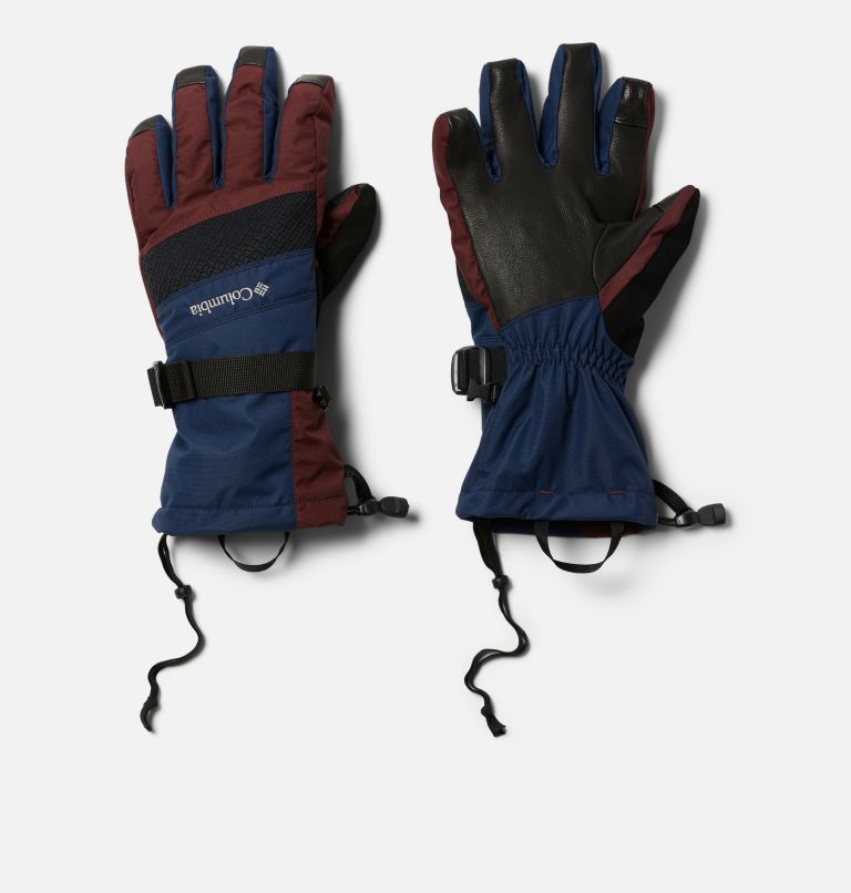 Men's Whirlibird II Ski Gloves, Color: Collegiate Navy, Elderberry, image 1