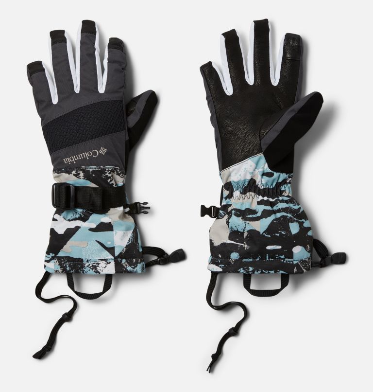 Columbia Whirlibird II Gloves - Youth XL Gumdrop Conifers - Nocturnal