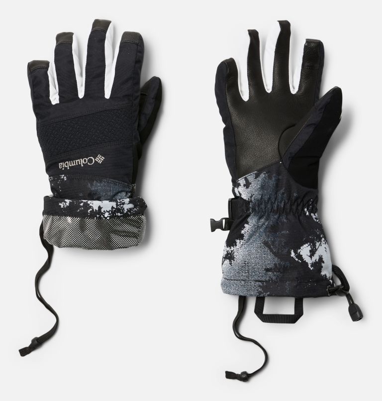 Women's Whirlibird II Ski Gloves, Color: White LookUp Print, image 2