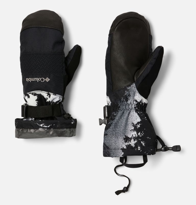 Women's Whirlibird II Mittens, Color: White LookUp Print, image 2