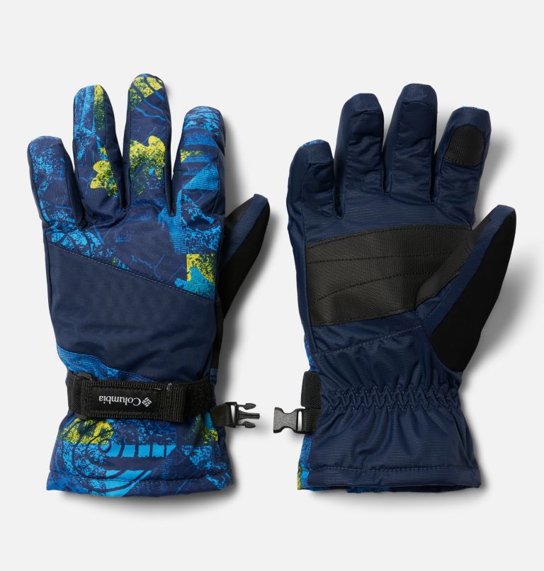 Thumbnail: Kids' Core II Ski Gloves, Color: Bright Indigo Kaleidoscope, image 1
