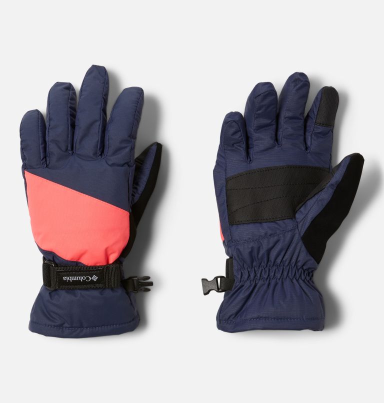 Thumbnail: Kids' Core II Ski Gloves, Color: Nocturnal, Neon Sunrise, image 1