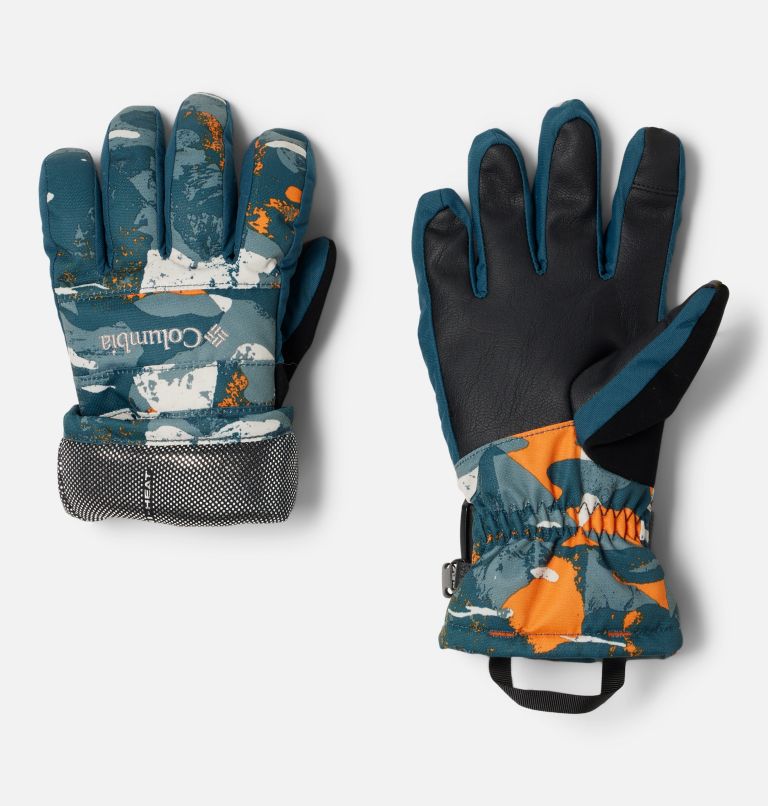 Thumbnail: Kids' Whirlibird II Ski Gloves, Color: Night Wave Geoglacial, Night Wave, image 2