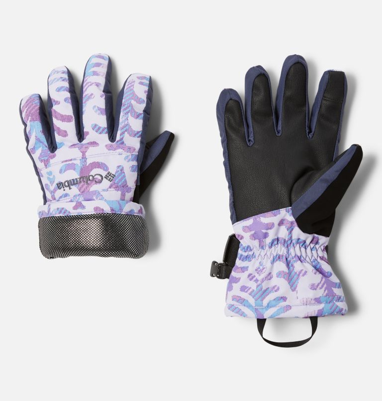 Columbia Whirlibird II Gloves - Youth XL Gumdrop Conifers - Nocturnal