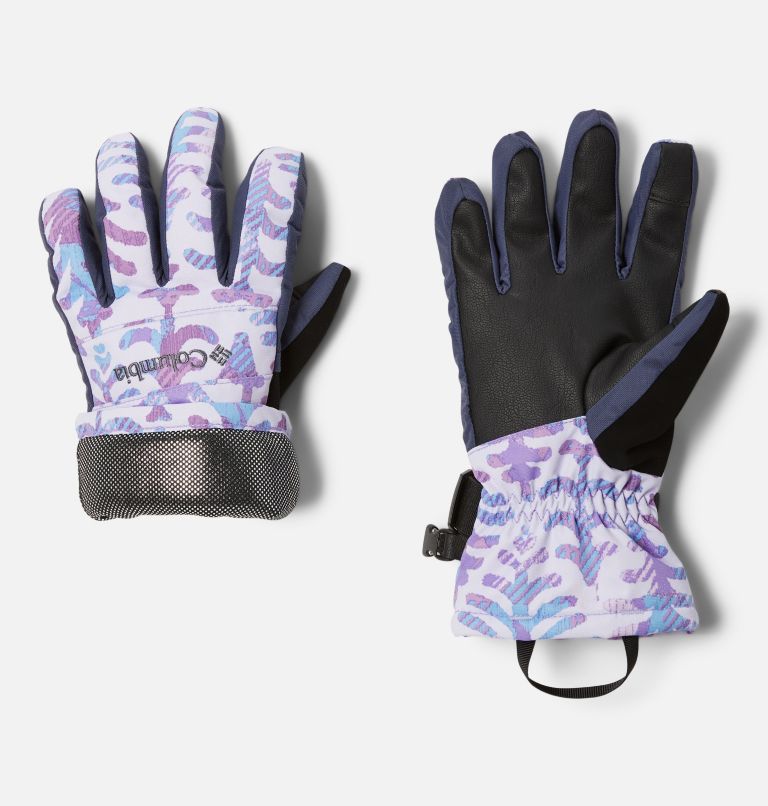 Thumbnail: Kids' Whirlibird II Ski Gloves, Color: Gumdrop Conifers, Nocturnal, image 2
