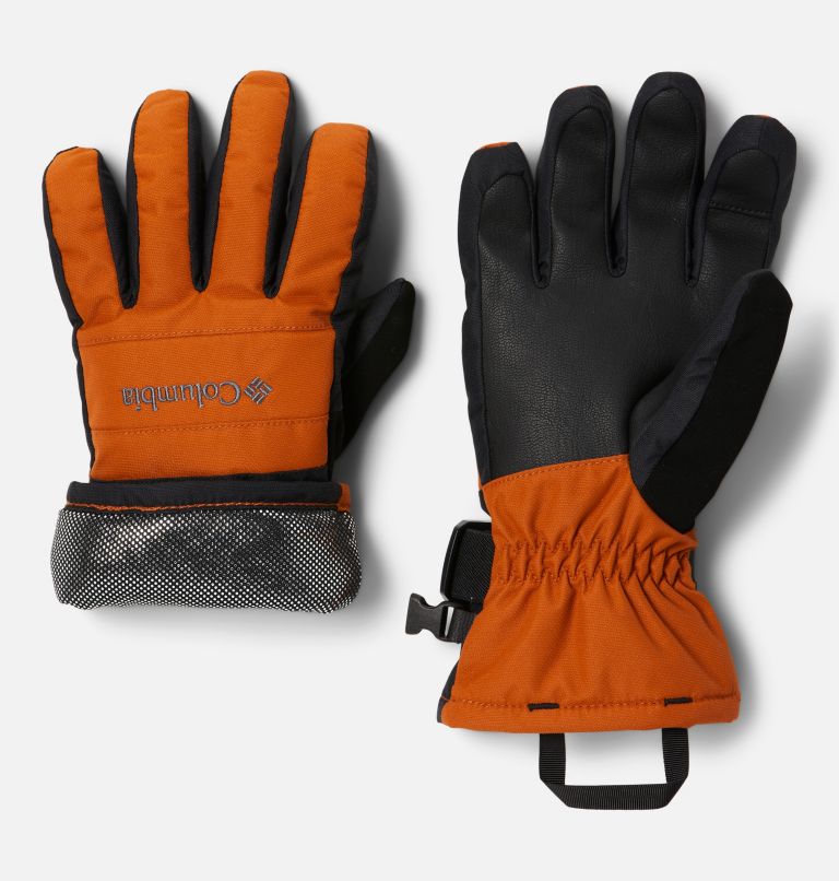 Thumbnail: Kids' Whirlibird II Ski Gloves, Color: Warm Copper, Black, image 2