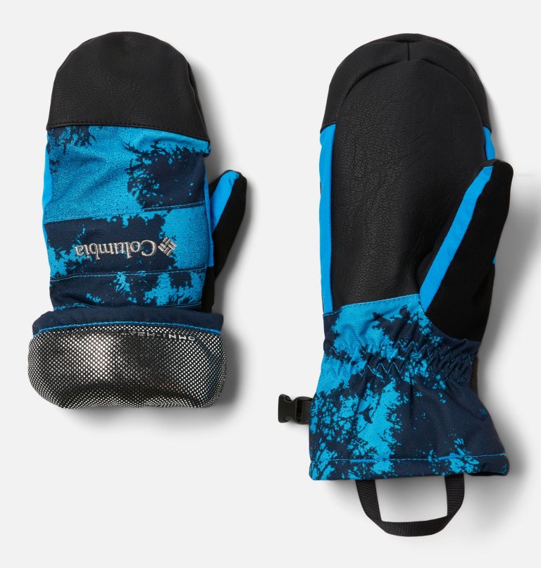 Thumbnail: Kids' Whirlibird II Mittens, Color: Compass Blue Lookup, image 2
