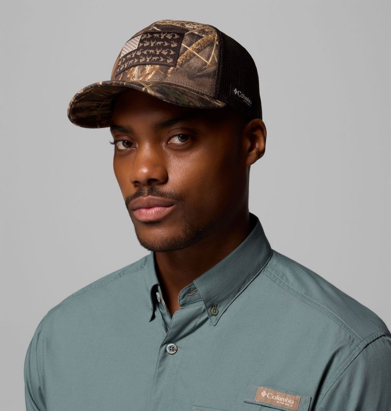 PHG Camo Mesh Ball Cap, Color: Realtree Max7, Game Flag, image 3