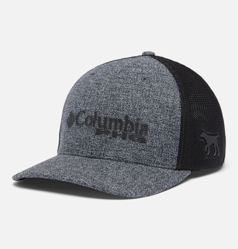 Columbia Mesh Ballcap, Grill Heather/Black, Large/X-Large at  Men's  Clothing store