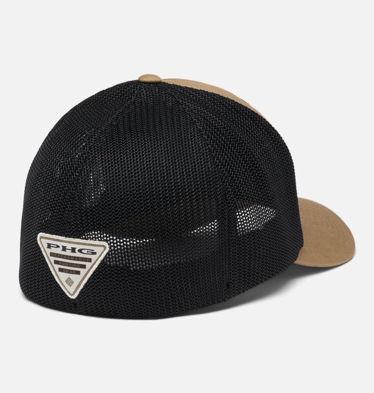 PHG Logo Mesh Ball Cap, Color: Flax, Black, image 2