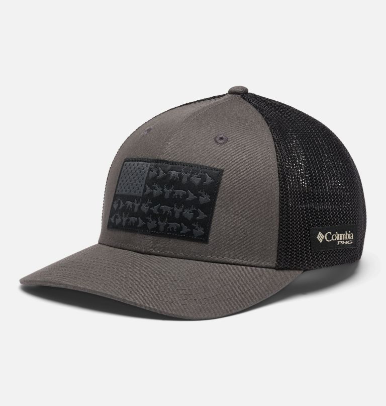 PHG Game Flag Mesh Ball Cap, Color: Grill, Black, image 1