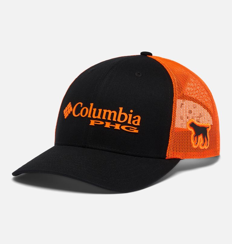 PHG Logo Mesh Snap Back - Low | 011 | O/S, Color: Black, Blaze, image 1