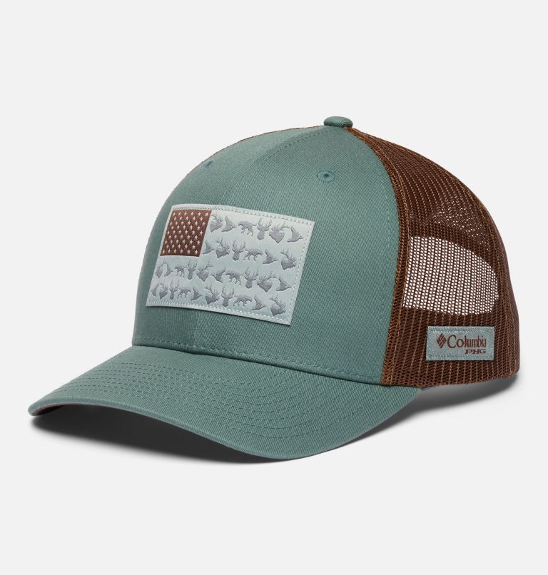 PHG Game Flag Mesh Snapback, Color: Pond, Tobacco, Hunting Flag, image 1